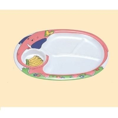 子供食器 プレート 耐熱お子様ランチ皿ゾウ 