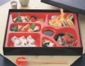 弁当箱 F-7尺3寸長手黒木目春秋(本体)
