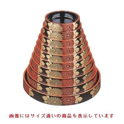 寿司桶 D.X富士型桶茶パール大菊尺0寸
