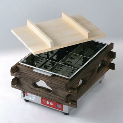 CVS-6D 【エイシン電機】電気おでん鍋 デジタルマイコン式 6仕切 幅370×奥行470×高さ279mm