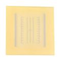 積層式調理用 目盛り入りまな板 正方形 L イエロー