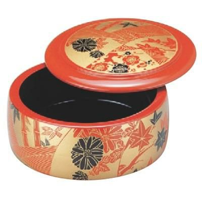 寿司桶 D.Xタイコちらし桶朱に扇面