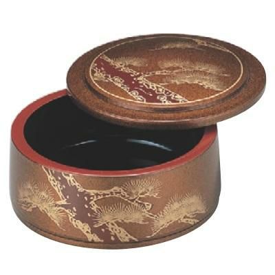 寿司桶 D.X富士型ちらし桶梨地赤松