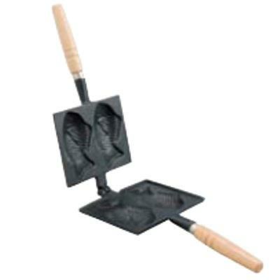 鉄 たい焼器 418 幅165×奥行140×全長335mm