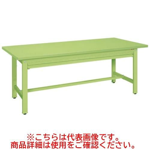 KK-69SNZ 【サカエ】軽量作業台KKタイプ(全面引出し付) 幅1800×奥行750×高さ740mm