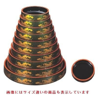 寿司桶 D.X富士型桶グリーンパール波7寸