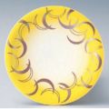回転寿司皿 寿司皿イエロー風車