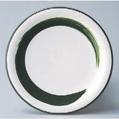 回転寿司皿 寿司皿グリーン一筆