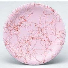 回転寿司皿 寿司皿ピンク紅乱糸 高さ21 直径:150
