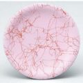 回転寿司皿 寿司皿ピンク紅乱糸 高さ21 直径:150