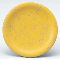 回転寿司皿 寿司皿イエロー銀乱糸