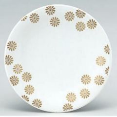 回転寿司皿 寿司皿白小菊 高さ21 直径:150