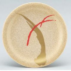 回転寿司皿 寿司皿パール一筆武蔵野  高さ21 直径:150 (業務用食器)