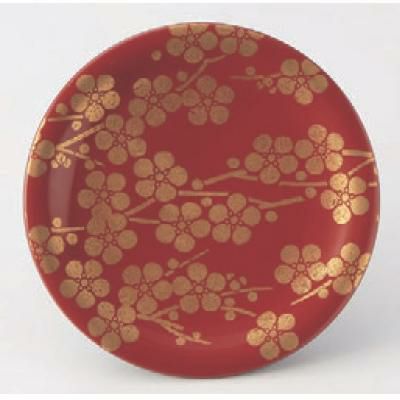 回転寿司皿 寿司皿朱に梅