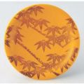 回転寿司皿 寿司皿黄に竹