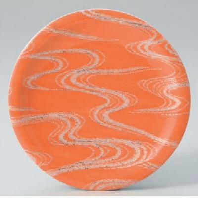 回転寿司皿 寿司皿 西陣橙流水 高さ21 直径:150