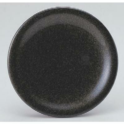 回転寿司皿 寿司皿ブラックパール  高さ21 直径:150 (業務用食器)