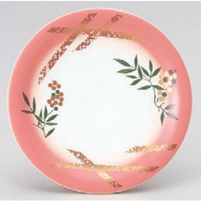 回転寿司皿 寿司皿ピンク南天