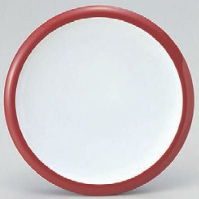 回転寿司皿 縁高皿朱ライン