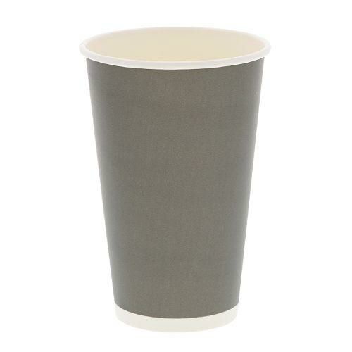 ペーパーカップ 16ライトグレー アイス・ホット用 25入