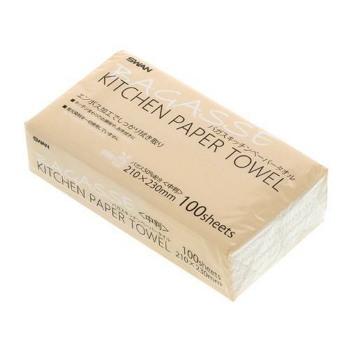 バガスキッチンペーパータオル 中判 100枚