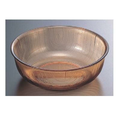 中鉢 4.5寸ケヤキサラダ鉢 ブラウン