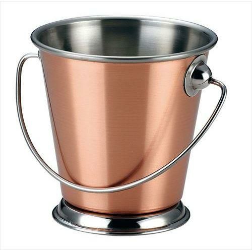 KM ミニ ステンレス バケツ 12cm 銅メッキ BKT12C