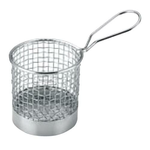 KM ミニ ステンレス 丸型フライバスケット BSKR8NM