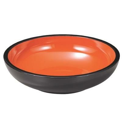 こね鉢 尺7寸こね鉢黒内朱