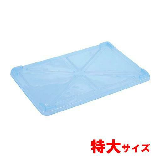 PP半透明カラー番重 蓋 特大 ブルー(サンコー製)