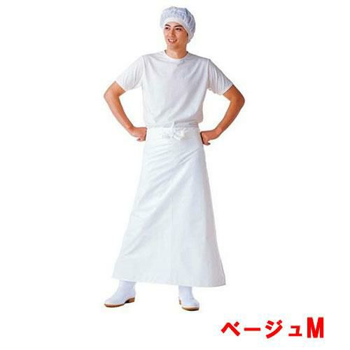 マイティクロス エプロン 腰下 E-1002-3 ベージュ M