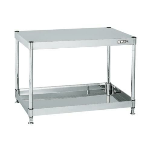 【固定式】【サカエ】ステンレスCSパールワゴン(固定タイプ) CSPN4-7552 幅750×奥行500×高さ530mm
