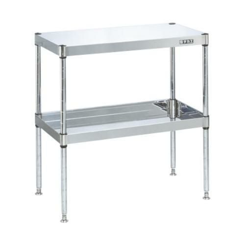 【固定式】【サカエ】ステンレスCSパールワゴン(固定タイプ) CSPN4-7572 幅750×奥行500×高さ780mm