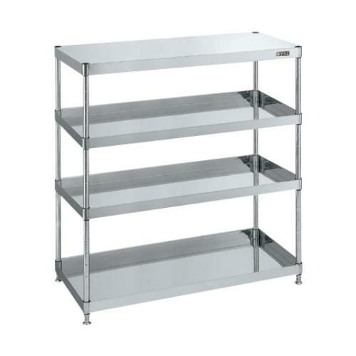 【固定式】【サカエ】ステンレスCSパールワゴン(固定タイプ) CSPN4-90124 幅900×奥行600×高さ1215mm