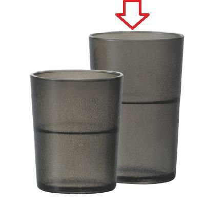 タンブラー 8オンスタンブラー クリアブラック PAT.P