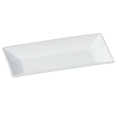 ABS長角皿(M)陶磁器調白 SH塗