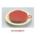 寿司ゲタ 梅型高台ゲタ 朱 底面N.S加工