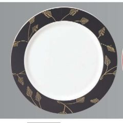 回転寿司皿 寿司皿 黒松唐草