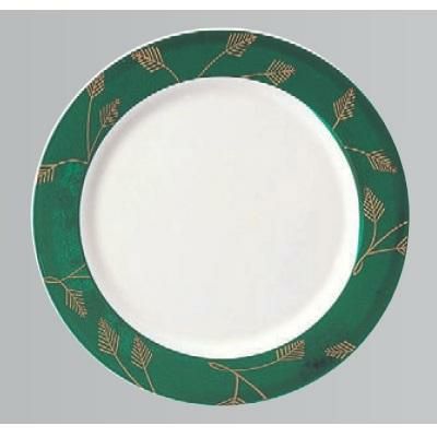 回転寿司皿 寿司皿 緑松唐草