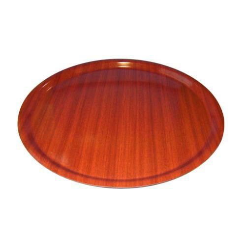 ユーロラミネートトレイ 丸型 CA4300 マホガニー (E73)