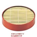 そば器 21cm丸ザルセイロ朱本体
