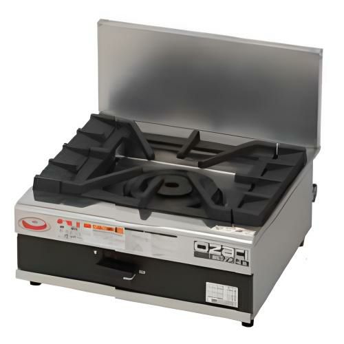 MOZK044 【マルゼン】ガステーブル オザキシリーズ スーパーインペリアル 幅450×奥行450×高さ185 バックガード高200