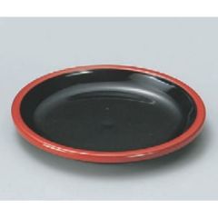 薬味皿 樽型ヤクミ皿黒天朱