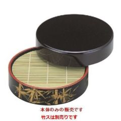 そば器 D.X丸ザルそばセイロパール竹本体