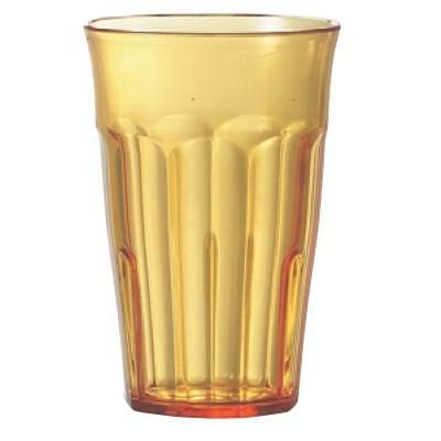 タンブラー  エレガントタンブラー375 アンバー PAT.P  高さ122 直径:80  飲食店