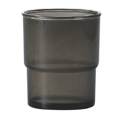 コップ 段付コップクリアブラック PAT.P