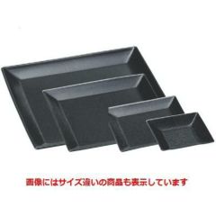 ABSスクウェアプレート黒石目(大)