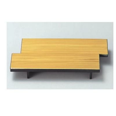 寿司ゲタ  イカダ型高台ゲタ(小) 白木塗 底面N.S加工  幅110 奥行66 高さ14 回転寿司皿