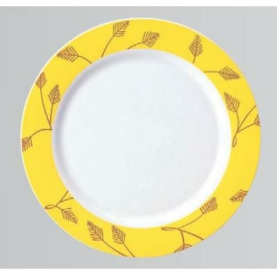 回転寿司皿 寿司皿 黄松唐草