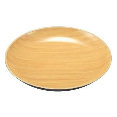 そば器 24cm多用皿白木塗本体